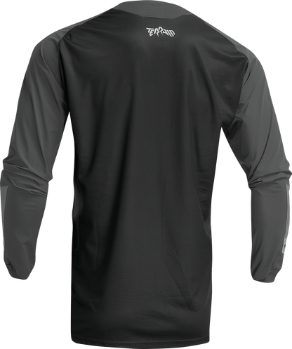 THOR Terrain Jersey - Black/Charcoal - Medium 2910-7161