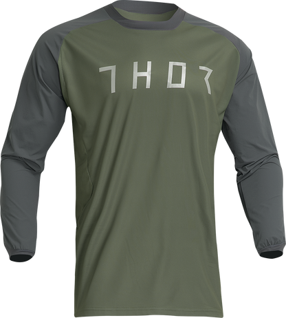 THOR Terrain Jersey - Army/Charcoal - 3XL 2910-7171