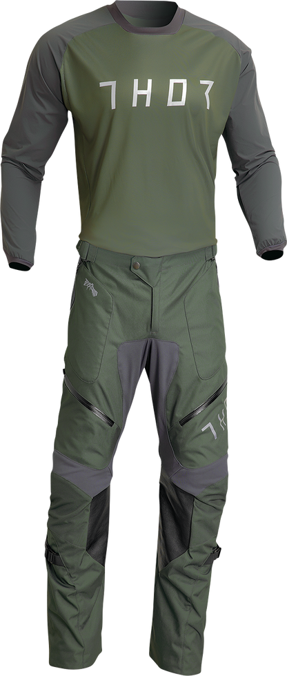 THOR Terrain Jersey - Army/Charcoal - 2XL 2910-7170