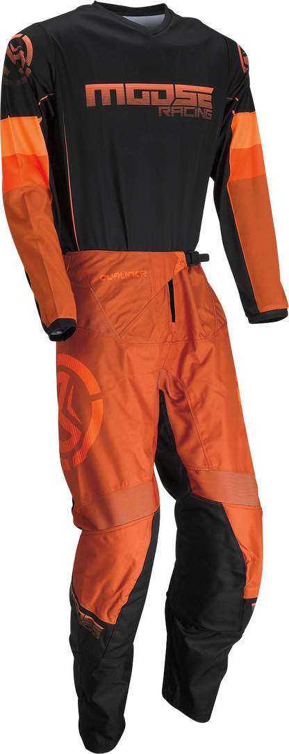 MOOSE OFFROAD Qualifier® Pants - Orange/Gray - US 28 2901-10364