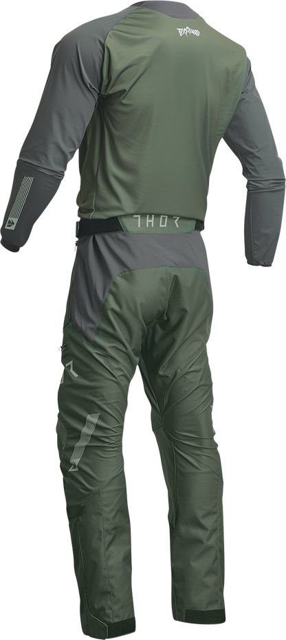 THOR Terrain Jersey - Army/Charcoal - Large 2910-7168