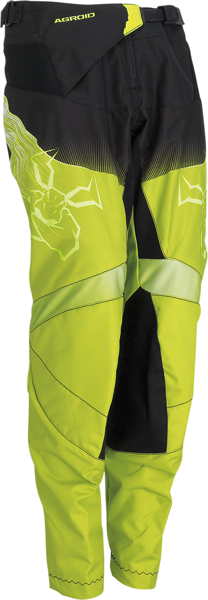 MOOSE OFFROAD Youth Agroid Pants - Hi-Vis/Black - US 26 2903-2283