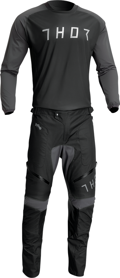 THOR Terrain Jersey - Black/Charcoal - Medium 2910-7161