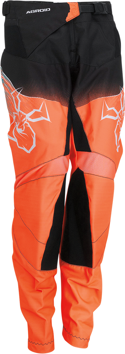 MOOSE OFFROAD Youth Agroid Pants - Teal/Orange/Black - US 24 2903-2258