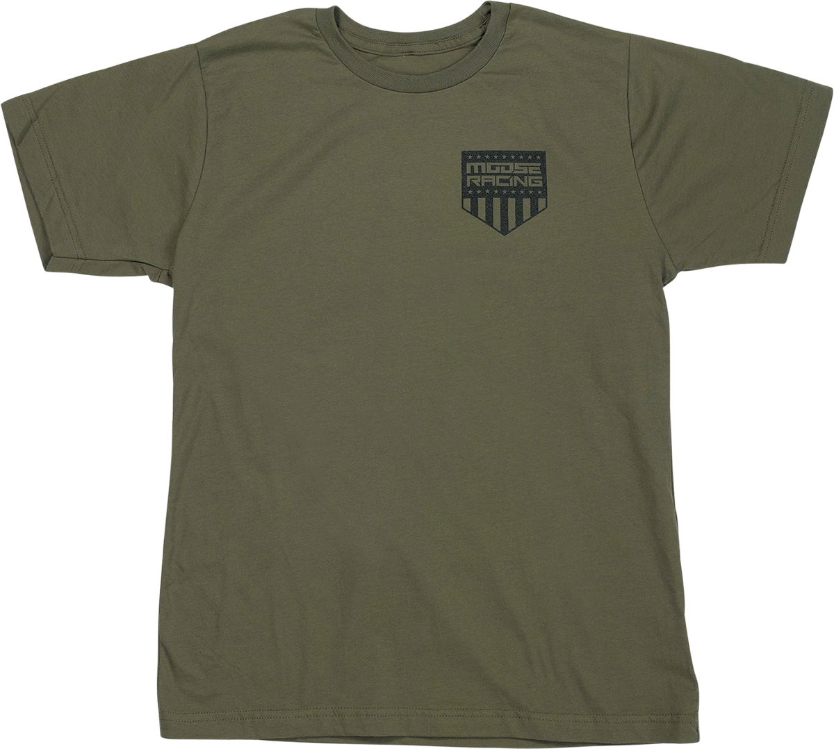 MOOSE OFFROAD Youth Salute T-Shirt - Olive - Medium 3032-3695
