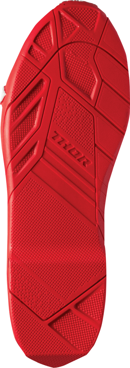 THOR Radial Boots - Red - Size 7 3410-2736