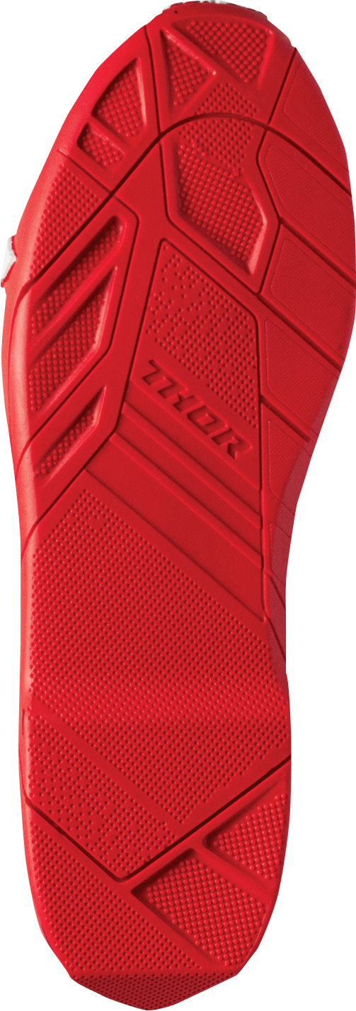 THOR Radial Boots - Red - Size 9 3410-2738