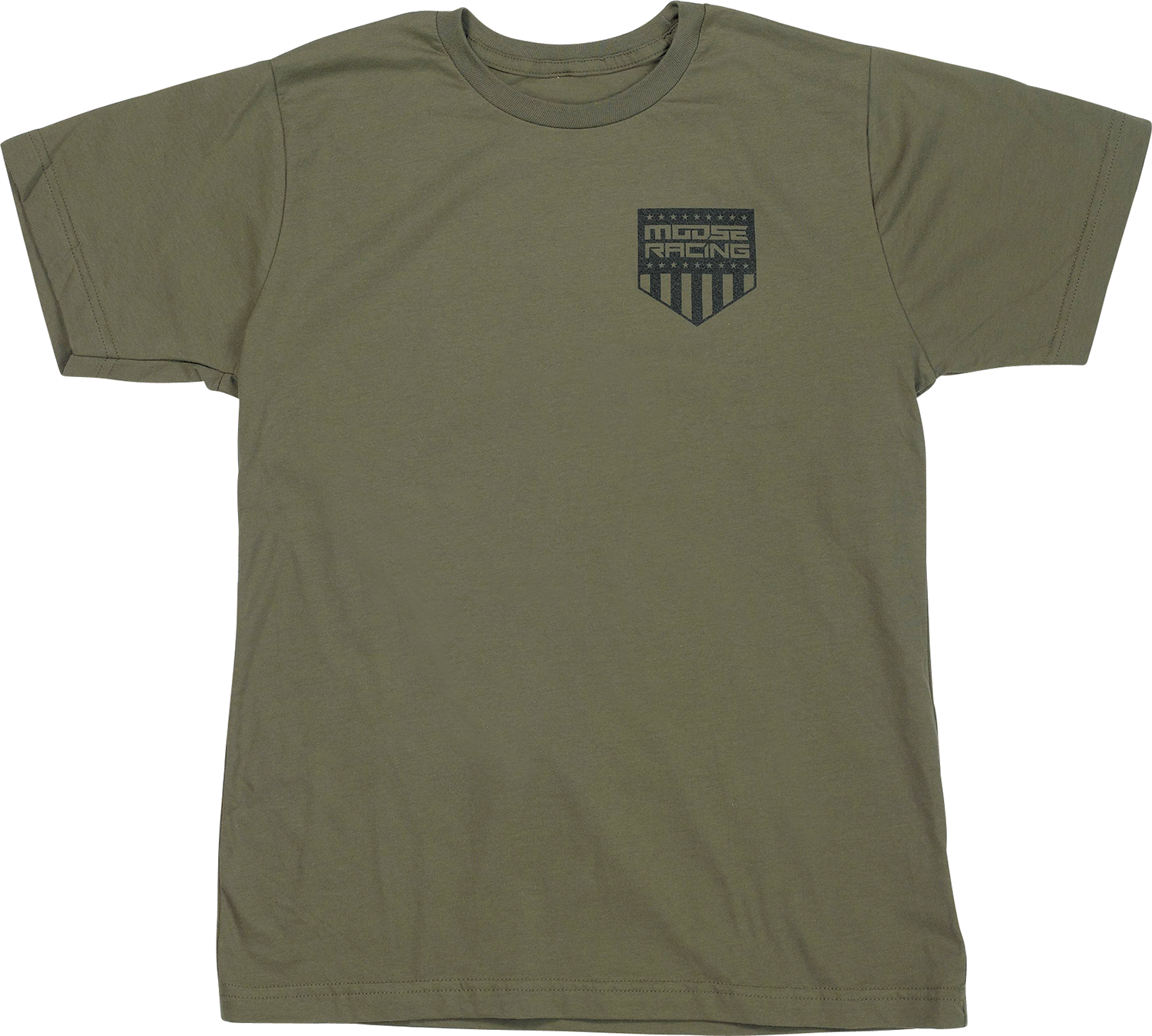 MOOSE OFFROAD Youth Salute T-Shirt - Olive - Small 3032-3694