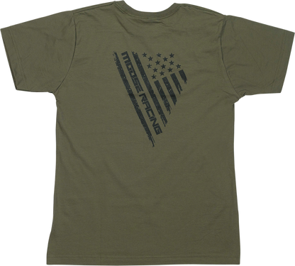 MOOSE OFFROAD Youth Salute T-Shirt - Olive - Medium 3032-3695