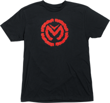 MOOSE OFFROAD Fractured T-Shirt - Black/Red - Medium 3030-22759