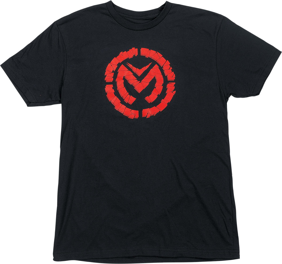MOOSE OFFROAD Fractured T-Shirt - Black/Red - Small 3030-22758