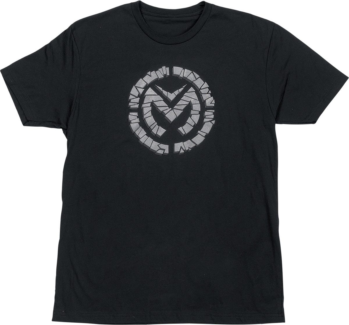 MOOSE OFFROAD Fractured T-Shirt - Black/Silver - Medium 3030-22754