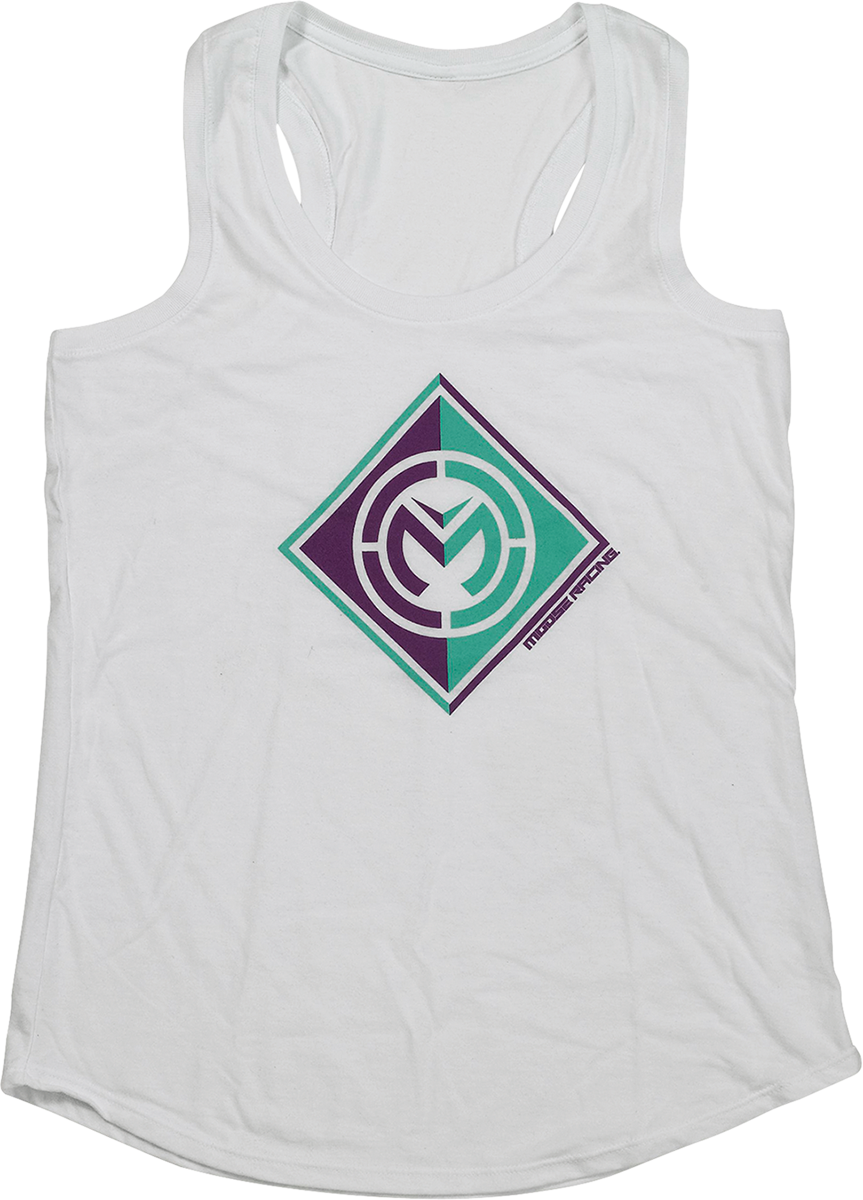 MOOSE OFFROAD Women's Insignia Tank - White - XL 3031-4165