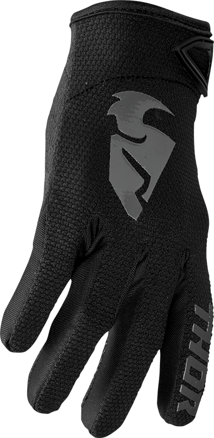 THOR Women's Sector Gloves - Black/Gray - Large 3331-0240