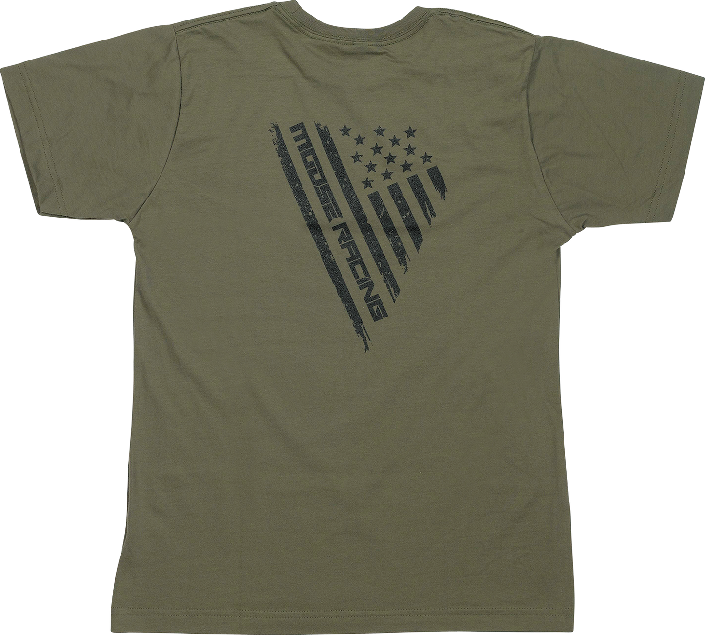 MOOSE OFFROAD Youth Salute T-Shirt - Olive - Small 3032-3694