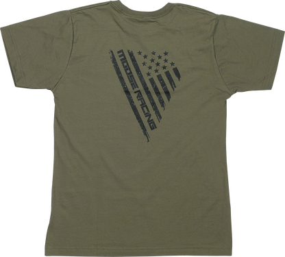 MOOSE OFFROAD Youth Salute T-Shirt - Olive - Small 3032-3694