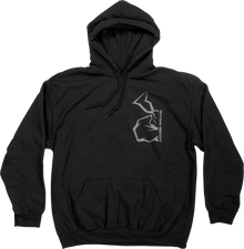 MOOSE OFFROAD Half Agroid Hoodie - Black - Medium 3050-6353