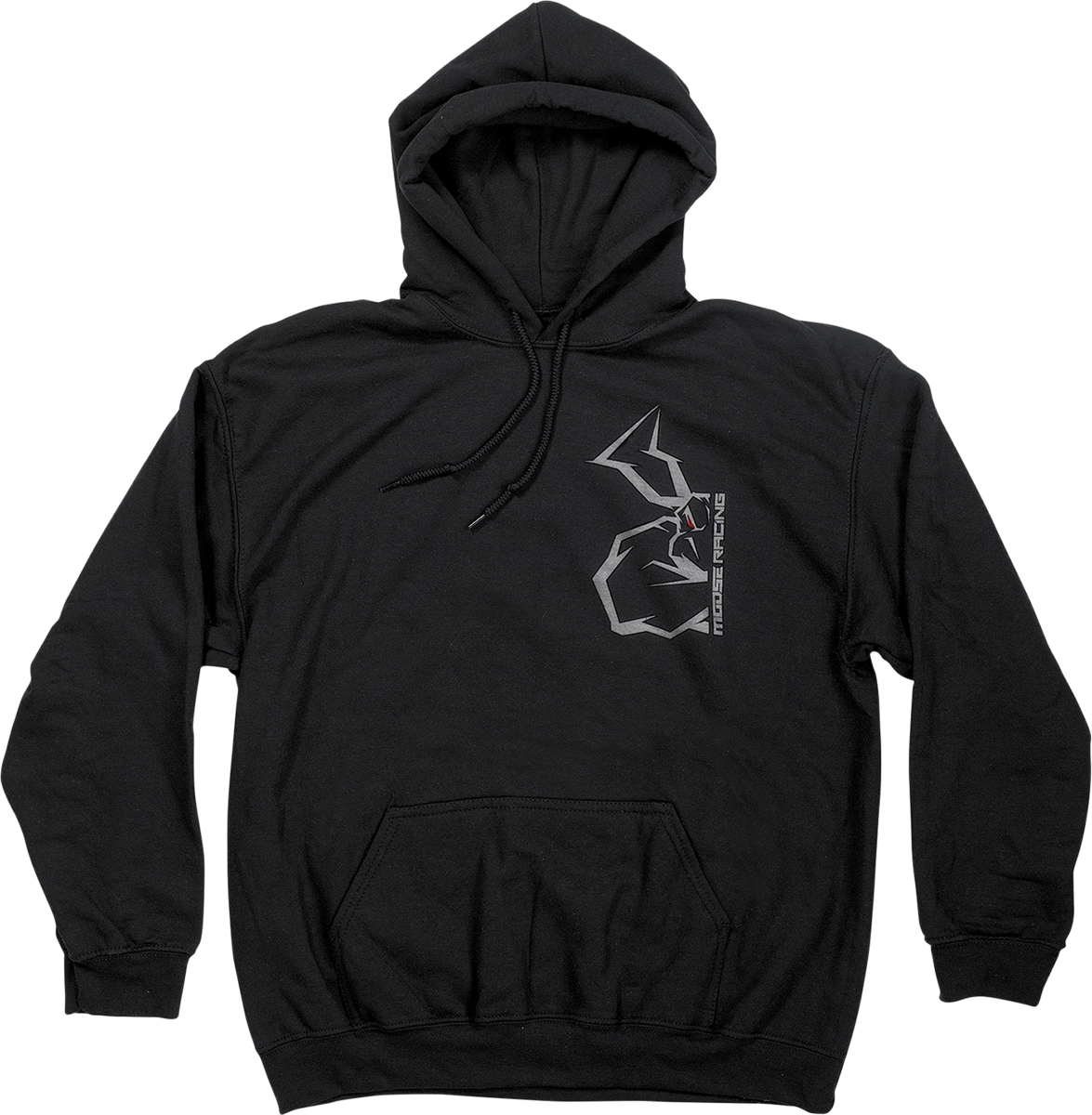 MOOSE OFFROAD Half Agroid Hoodie - Black - Small 3050-6352