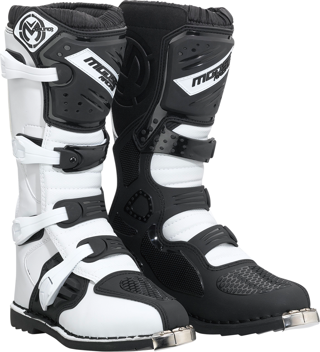 MOOSE OFFROAD Qualifier Boots - Black/White - Size 13 3410-2605