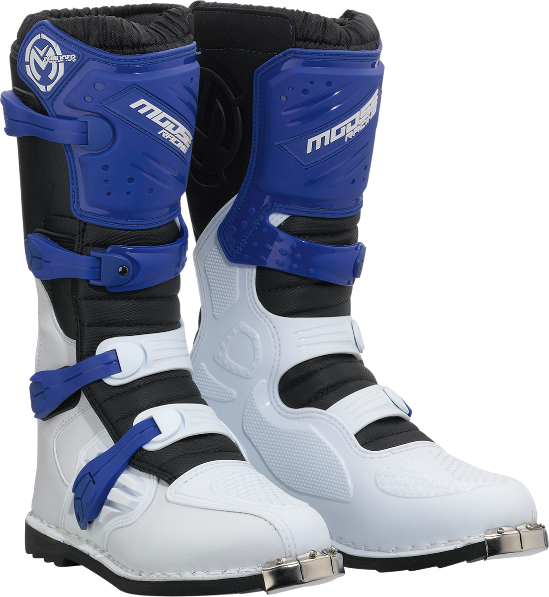 MOOSE OFFROAD Qualifier Boots - Blue - Size 8 3410-2609