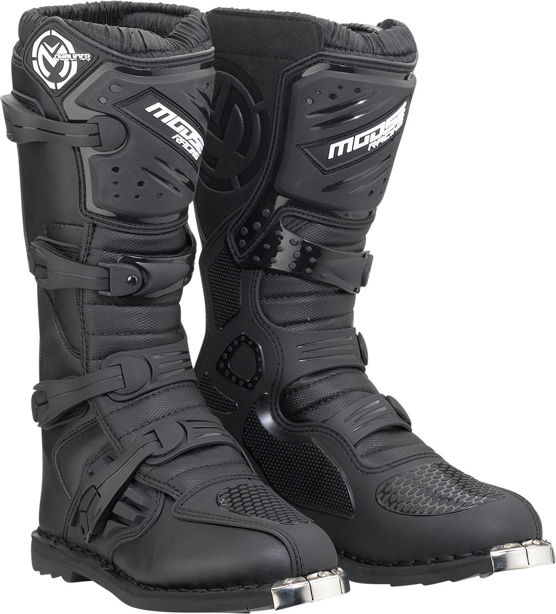 MOOSE OFFROAD Qualifier Boots - Black - ATV Sole - US 15 3410-2634
