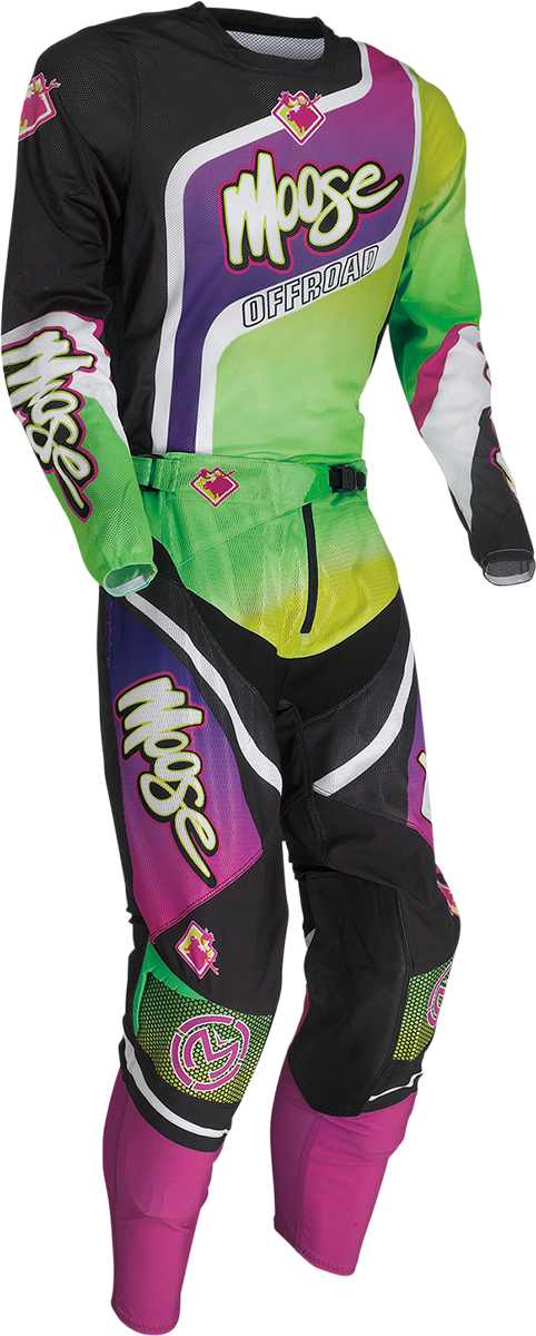 MOOSE OFFROAD Sahara Pants - Purple/Green - US 32 2901-10412