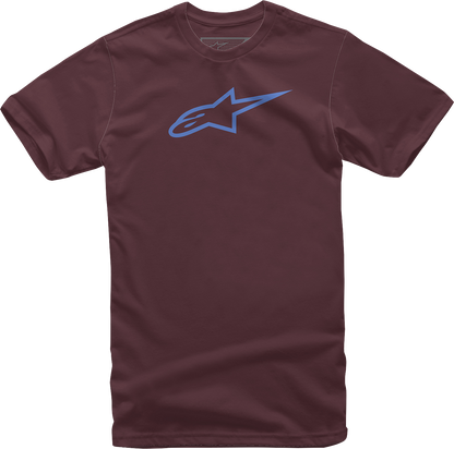 ALPINESTARS Ageless T-Shirt - Maroon/Blue - Medium 1032-720308370M