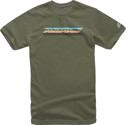 ALPINESTARS Chromium T-Shirt - Military - Medium 1232-72206-690M