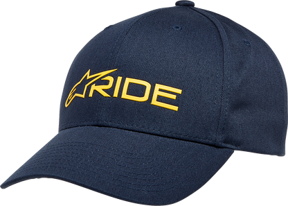 ALPINESTARS Ride 3.0 Hat - Navy/Gold - One Size 1232-81030-7059