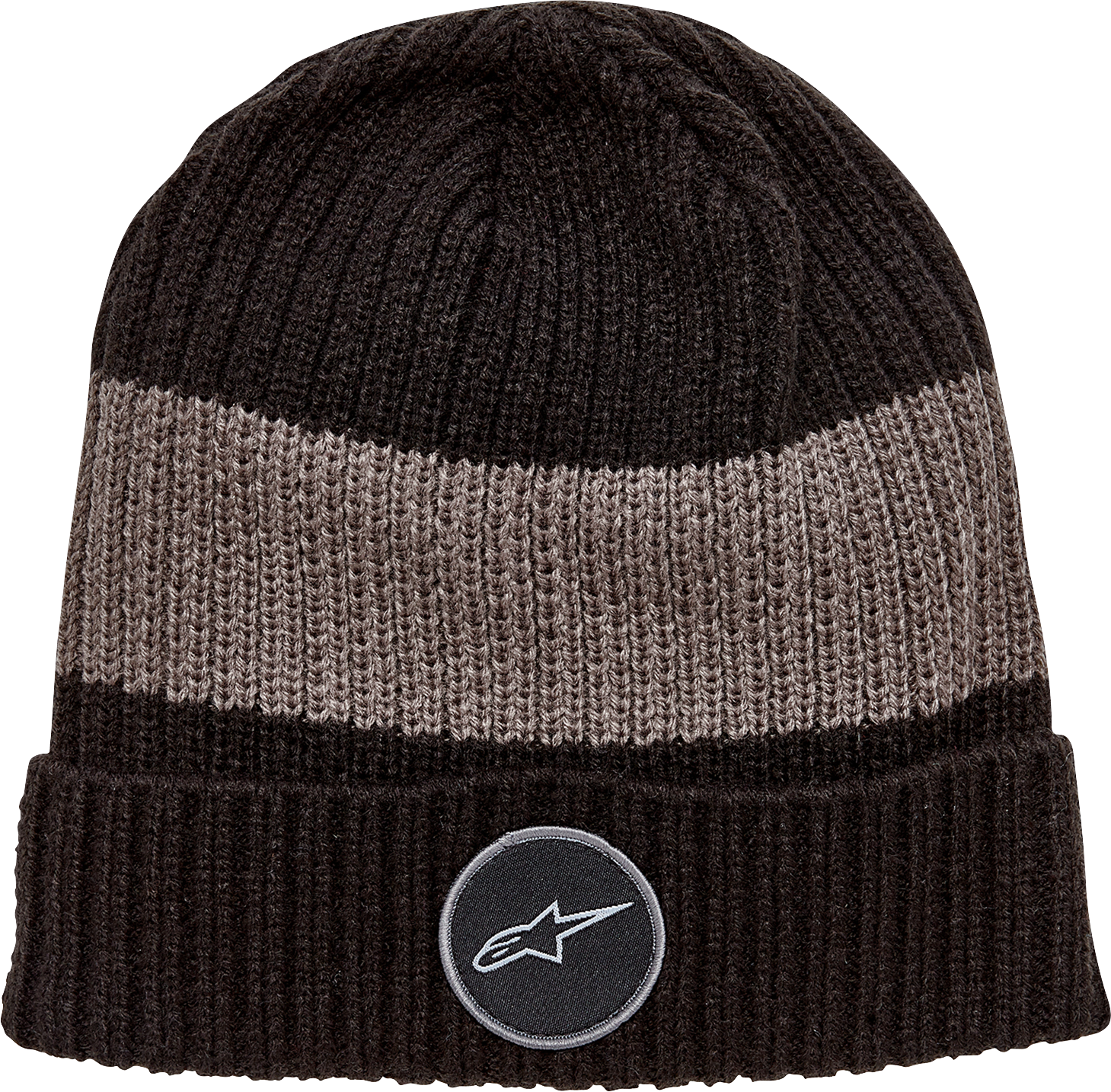 ALPINESTARS Ward Beanie - Black/Charcoal - One Size 1232-81200-1018