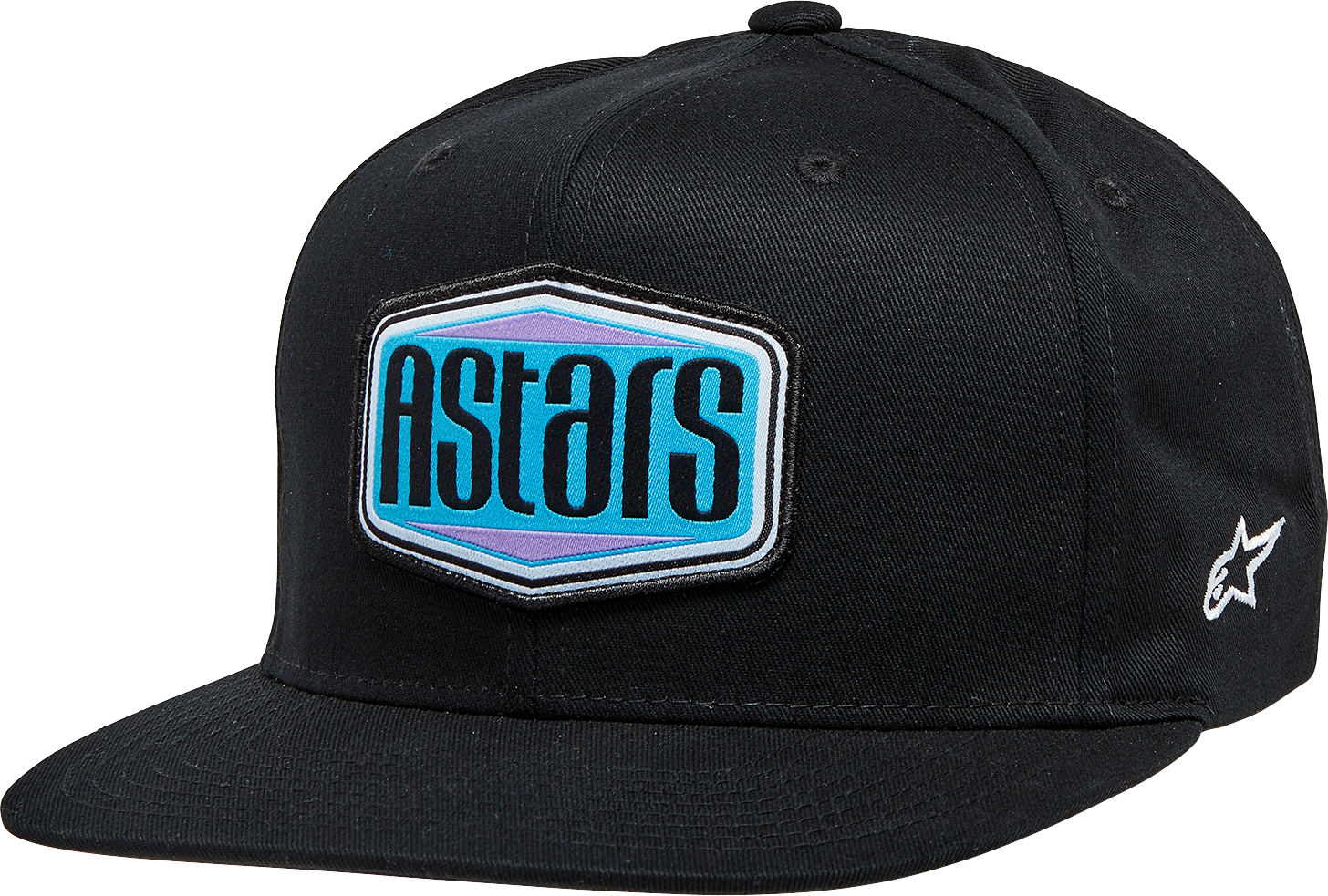 ALPINESTARS Belvedere Flat Bill Hat - Black - One Size 1232-81050-10