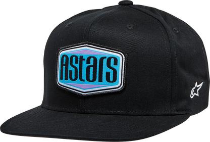 ALPINESTARS Belvedere Flat Bill Hat - Black - One Size 1232-81050-10