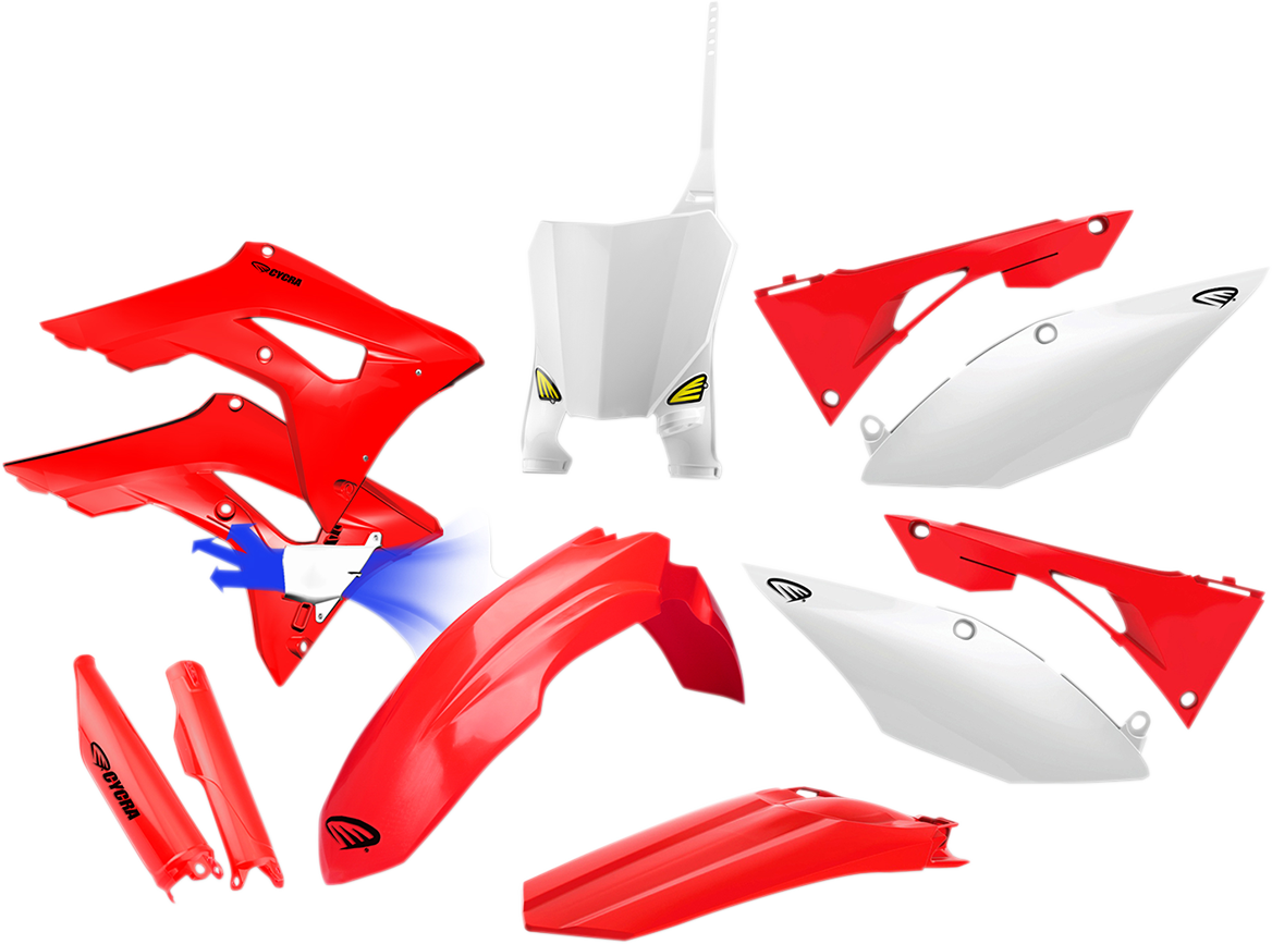 CYCRA Body Kit - Powerflow - OEM Red/White - Honda - CRF 1CYC-9320-02