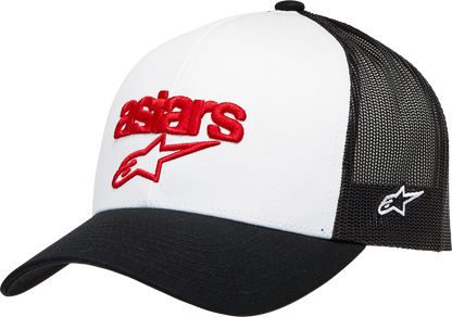 ALPINESTARS Pedigree Hat - White/Black - One Size 1232-81040-2010