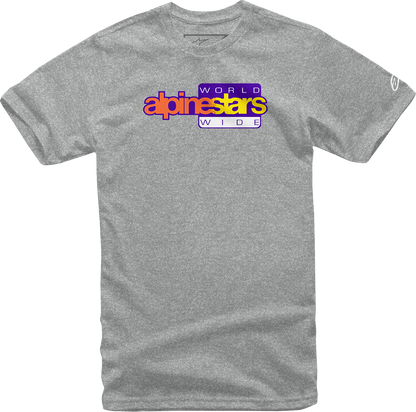 ALPINESTARS World Wide Again T-Shirt - Heather Gray - XL 1232722361026XL