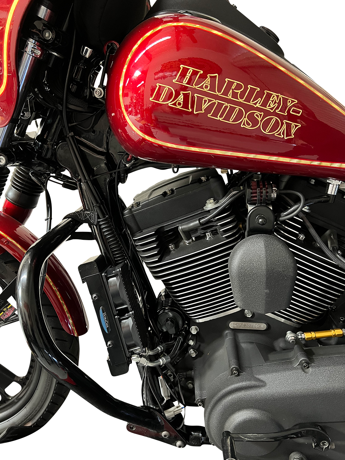 ULTRACOOL Side Mount Oil Cooler Kit - Naked Black - Sportster SMSP-2N