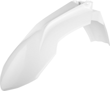 POLISPORT Front Fender - OEM White - KTM - EX/SX/XC '13-'16 8573700002