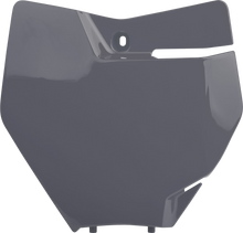 POLISPORT Number Plate - Gray - KTM 8664900007
