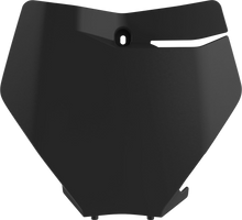 POLISPORT Number Plate - Black - KTM SX/SXF 8666400003