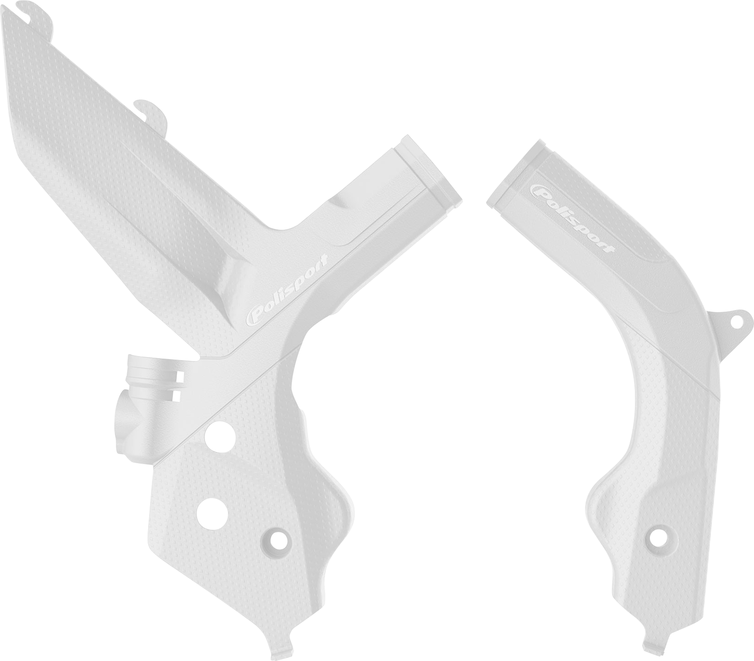 POLISPORT Frame Guards - White - KTM 8472900003