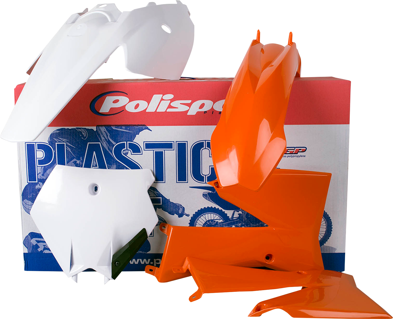 POLISPORT Body Kit - OEM Orange/White - SX 85 90451