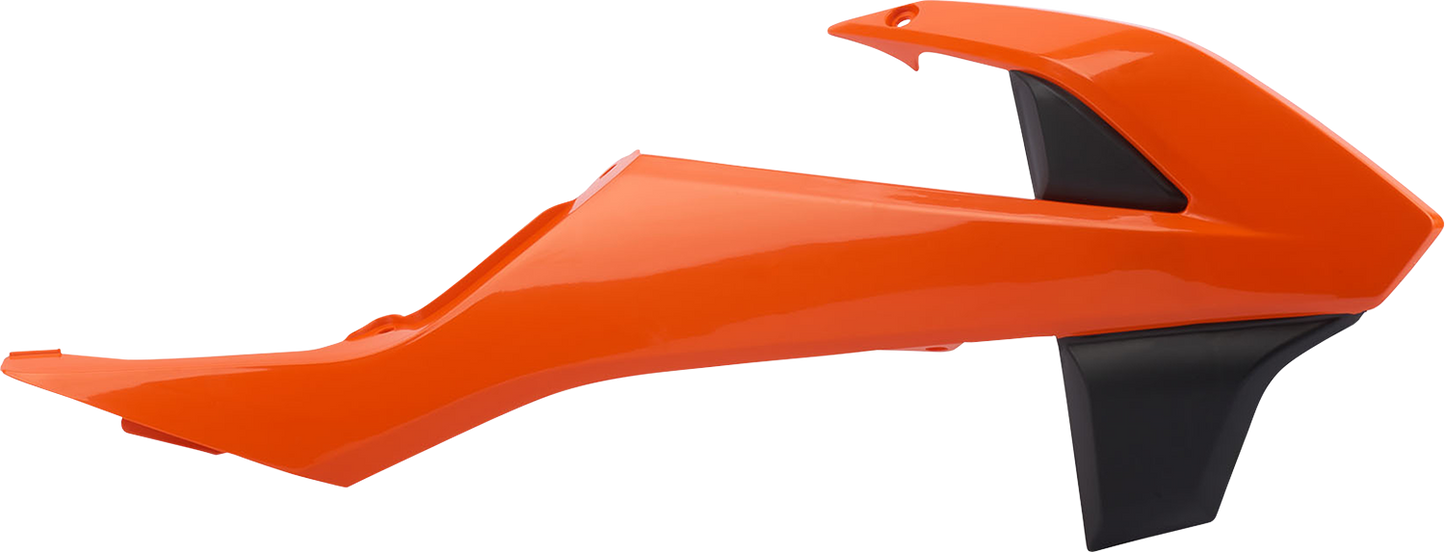 POLISPORT Radiator Cover - Orange/Black - KTM 8417800001