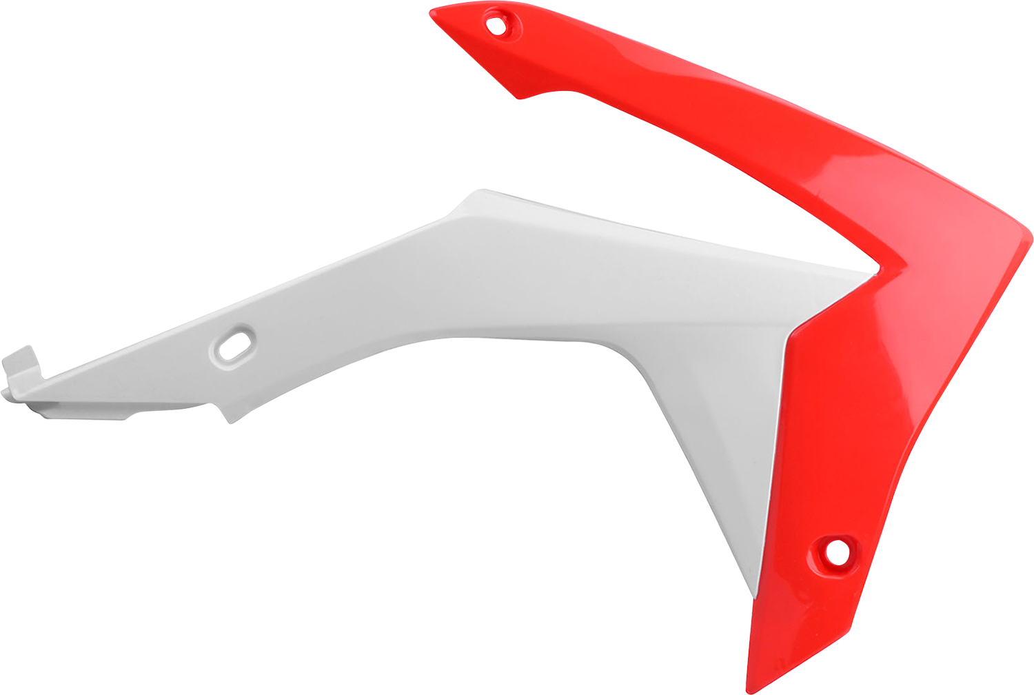 POLISPORT Radiator Cover - '04 OEM Red/White - CRF 250R/450R 8417100001