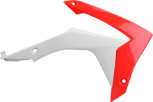 POLISPORT Radiator Cover - '04 OEM Red/White - CRF 250R/450R 8417100001