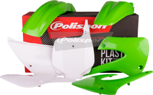 POLISPORT Body Kit - Complete - '11 - '12 OEM Green/White - KX 85 90462