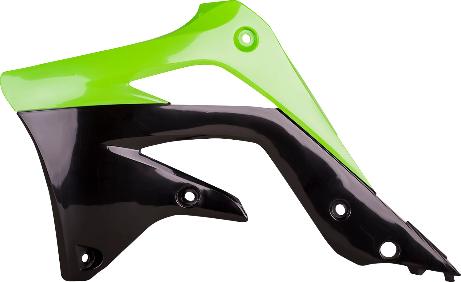 POLISPORT Radiator Cover - OEM Green/Black - KX 450F 8415900001