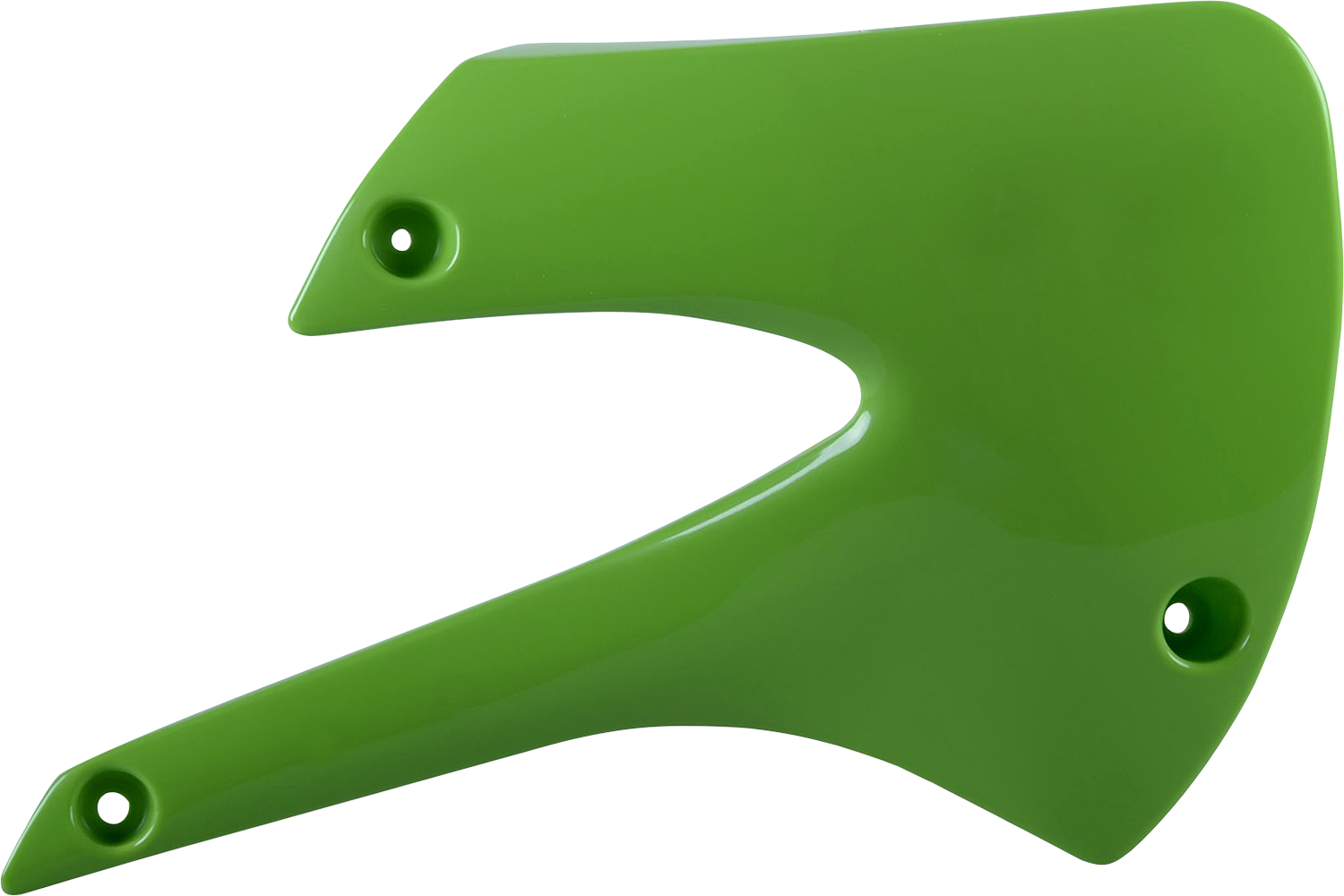 POLISPORT Radiator Cover - OEM Green - KX 85/100 8425000011