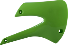 POLISPORT Radiator Cover - OEM Green - KX 85/100 8425000011