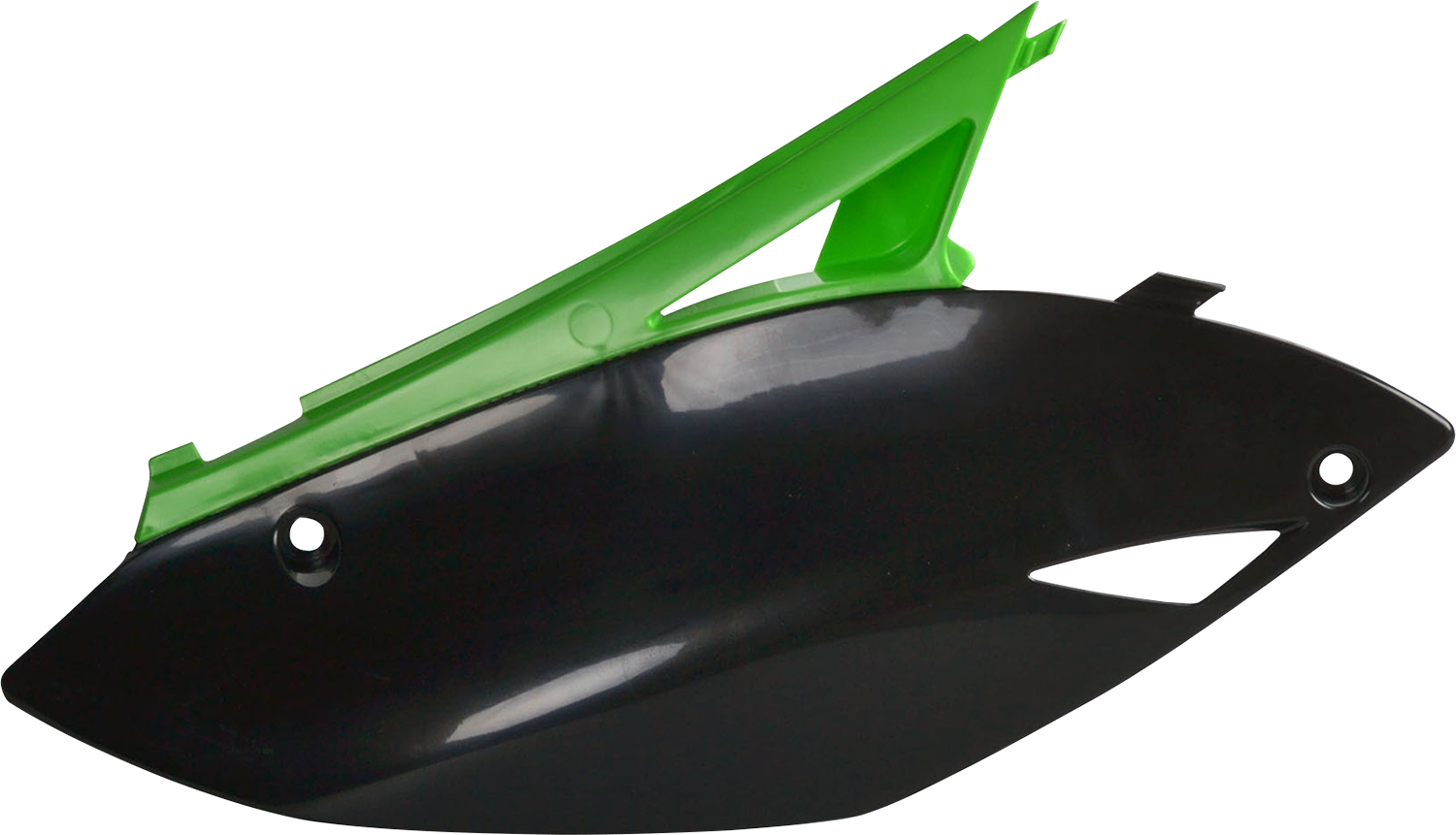 POLISPORT Side Panels - Black/Green - KXF 250/450 8604800003