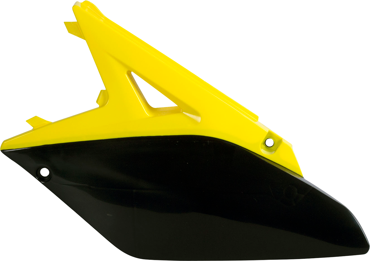 POLISPORT Side Panels - '10-'12 OEM Yellow/Black - RMZ 250 8605200001